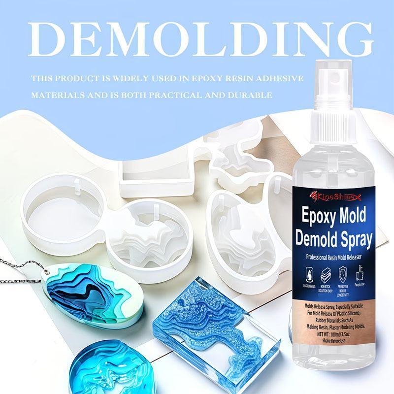 Release Spray Silicone - エポキシ樹脂用離型剤スプレー。滑らかで簡単に型から取り外せる。ほとんどの型に使用可能。