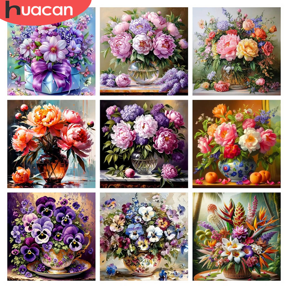 HUACAN 5D ダイヤモンドモザイク ローズフラワーペイ - Resin Art Rose のレビューと価格