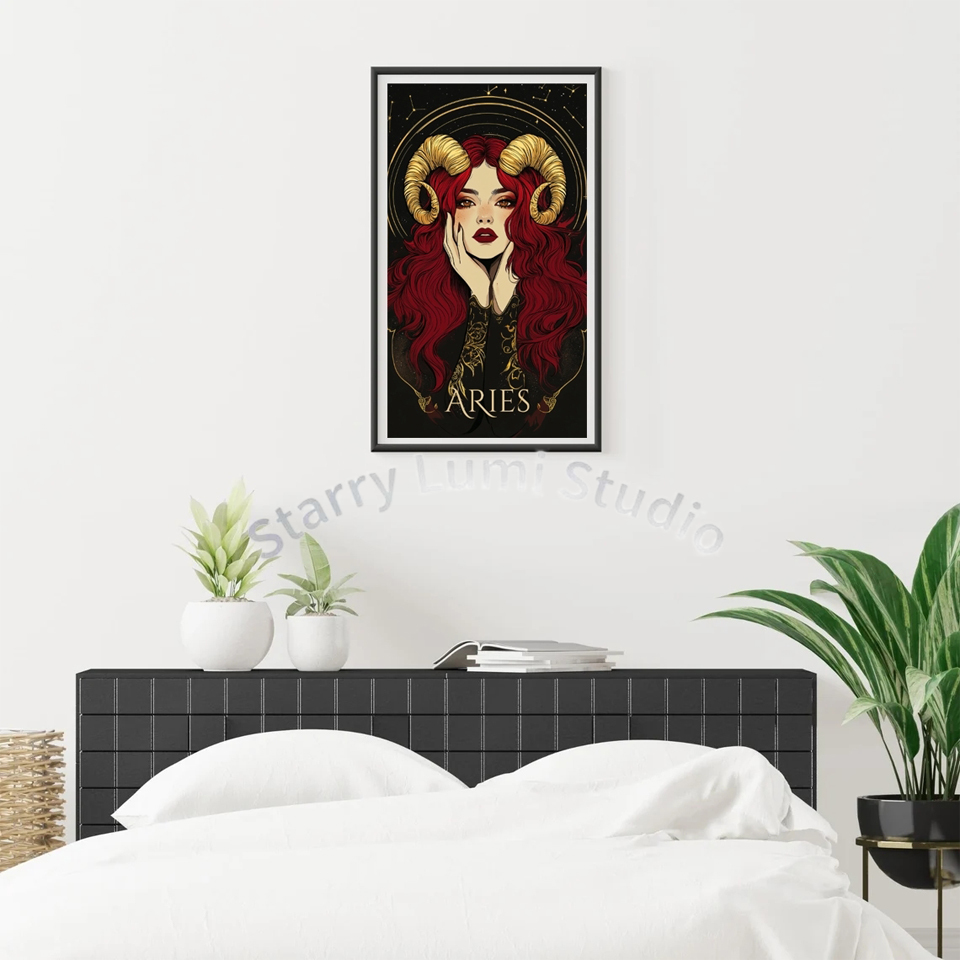 DIY 5D ダイヤモンドペインティング星座刺繍漫画ポートレ - Resin Art Wallpaper のレビューと価格