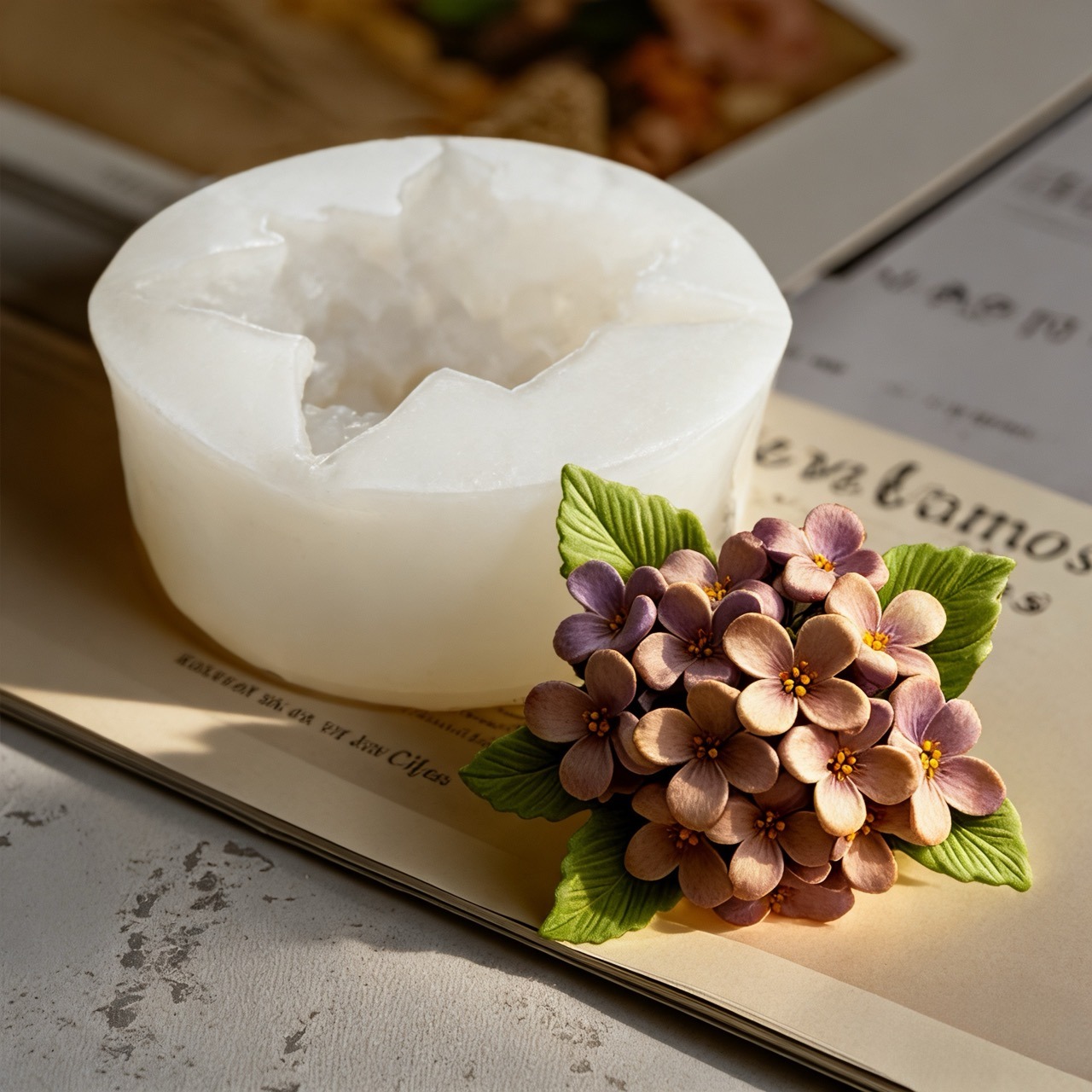 2個入りの3Dバラとライラックのシリコン型。レジンやキャンド - Resin Art Wedding Gift のレビューと価格
